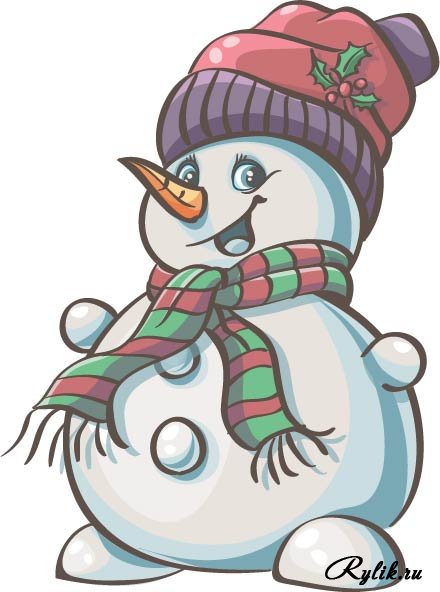 Красивые и милые рисунки снеговиков (11)