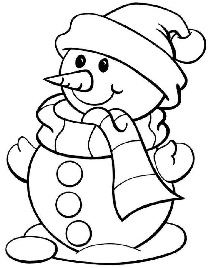 Красивые и милые рисунки снеговиков (5)