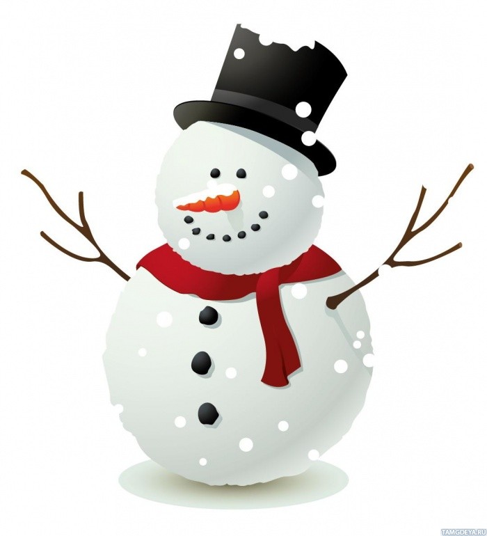 Красивые и милые рисунки снеговиков (7)