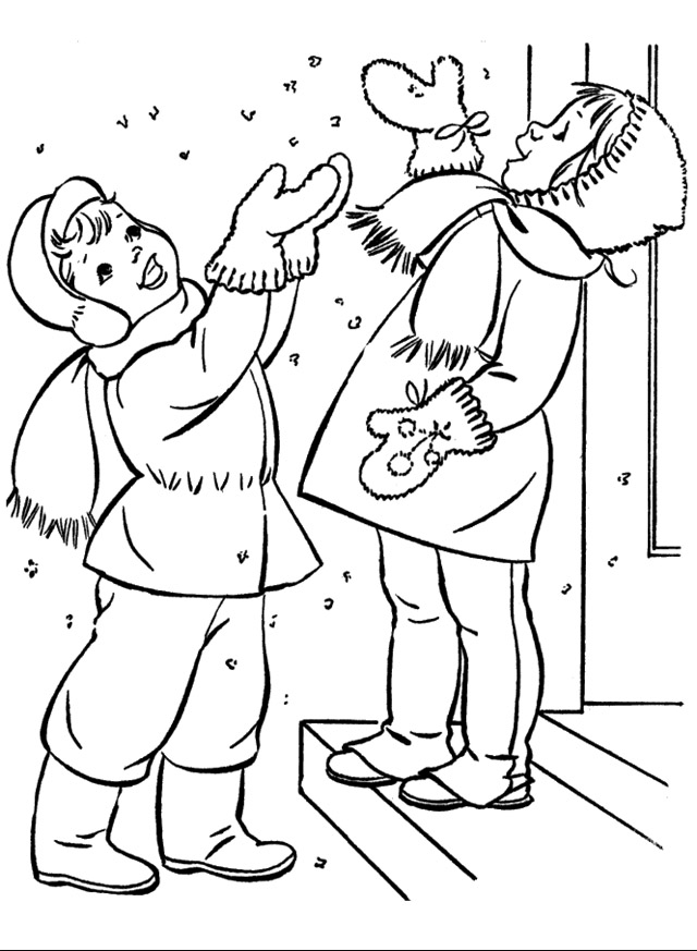 Красивые рисунки зимы для детей карандашом (4)