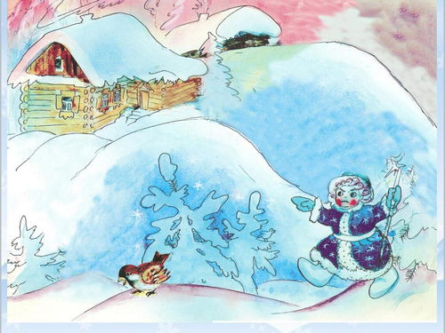 Красивый рисунок на тему встреча зимы (18)