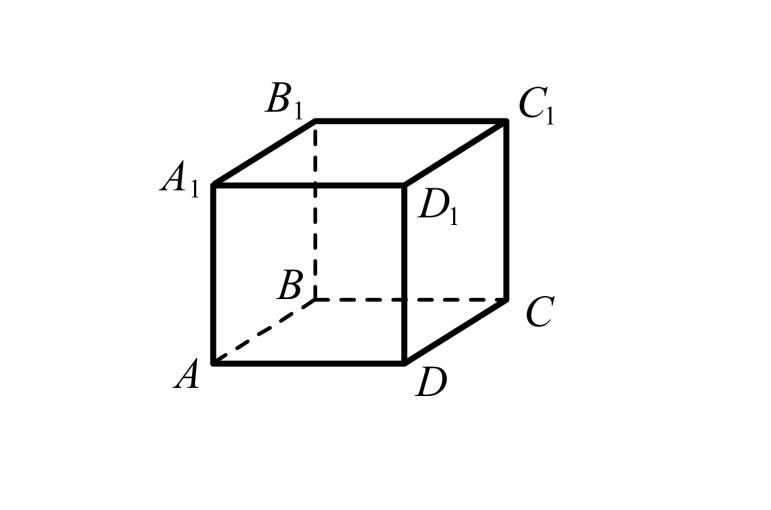 Куб на чертеже
