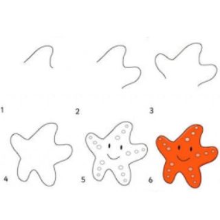 Картинка морская звезда для детей (25)