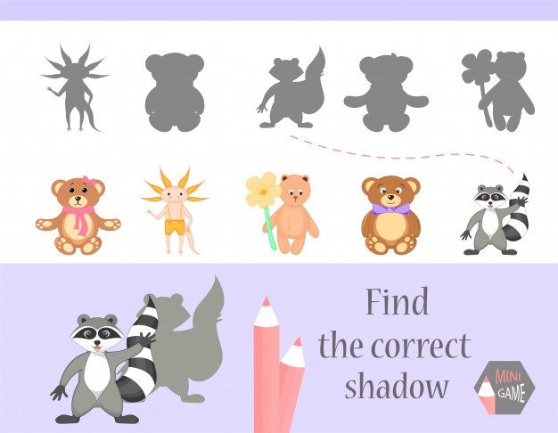 Картинки тени животных для детей (1)