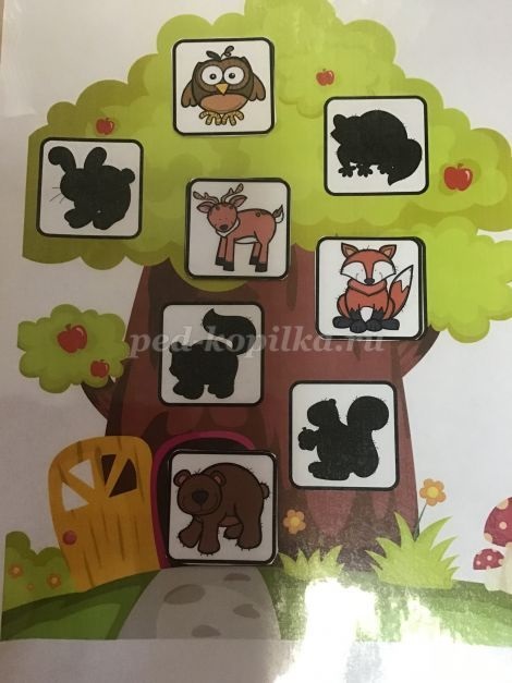 Картинки тени животных для детей (20)