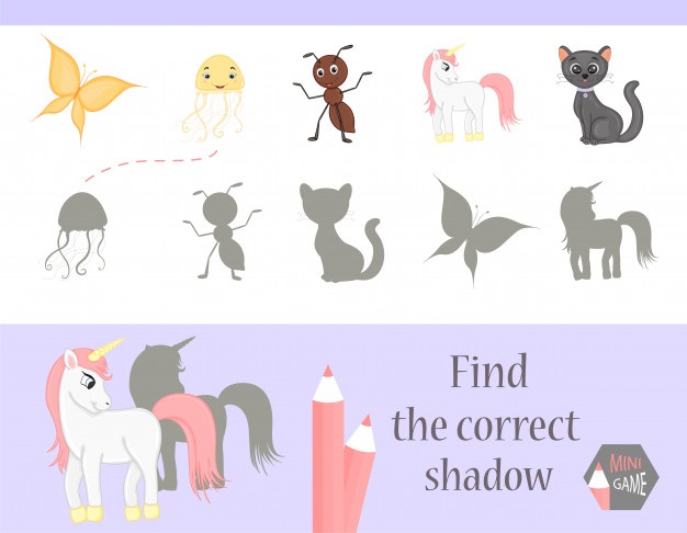 Картинки тени животных для детей (6)