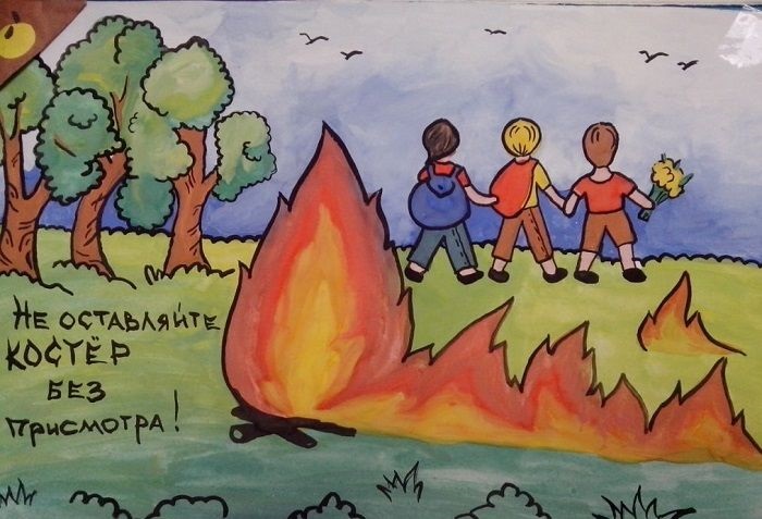 Рисунок противопожарная безопасность для детей (11)