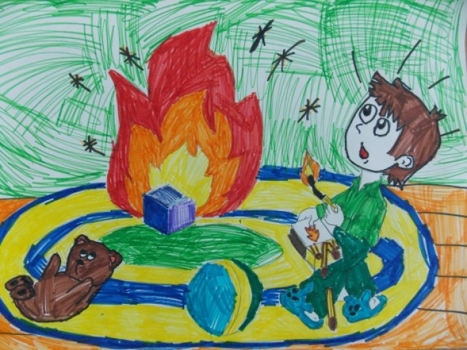Рисунок противопожарная безопасность для детей (4)