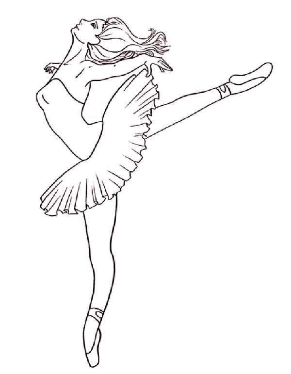 Балерины удивительные картинки для срисовки (25)