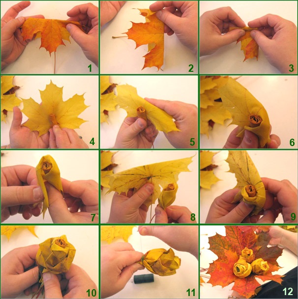 Картинки букет осенних листьев (3)