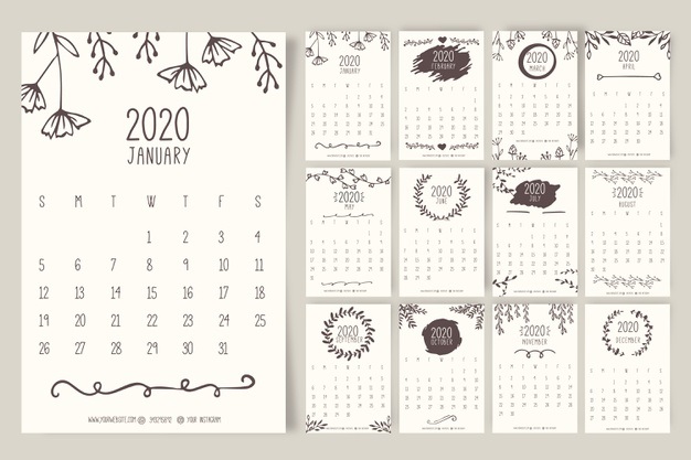 Картинки календарь тумблер 2020 (17)