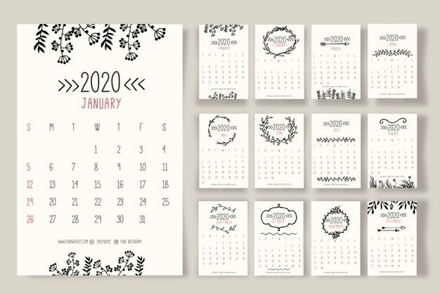 Картинки календарь тумблер 2020 (18)