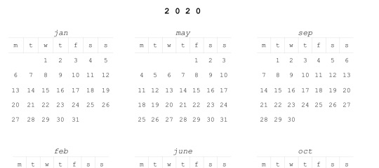 Картинки календарь тумблер 2020 (9)