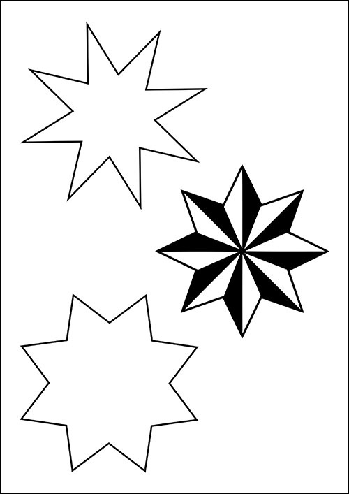 Картинки шаблоны звезды (1)