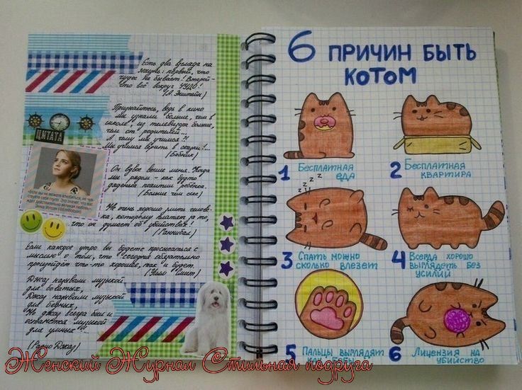 Красивые идеи для личного дневника (13)