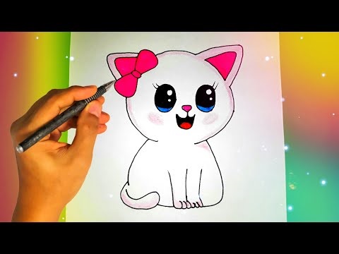 Лучшие картинки для срисовки кошки (10)