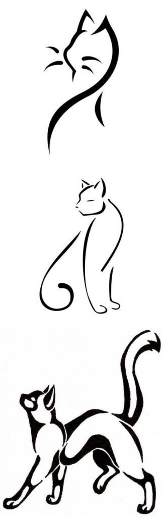 Лучшие картинки для срисовки кошки (4)