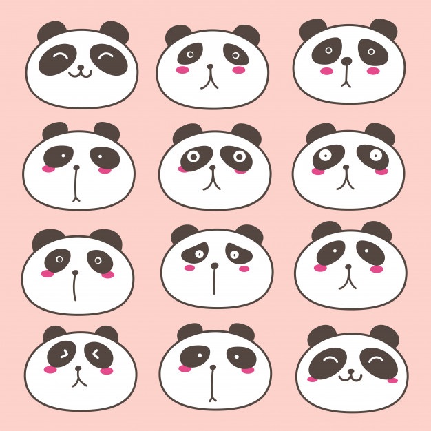 Нарисованные картинки панды (13)