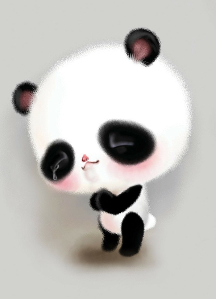 Нарисованные картинки панды (17)