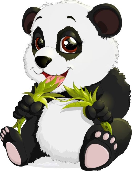 Нарисованные картинки панды (20)
