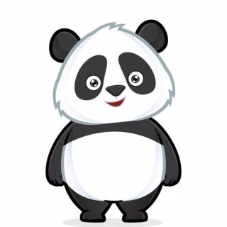 Нарисованные картинки панды (4)