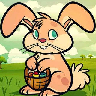 Рисунки кролики для детишек (3)