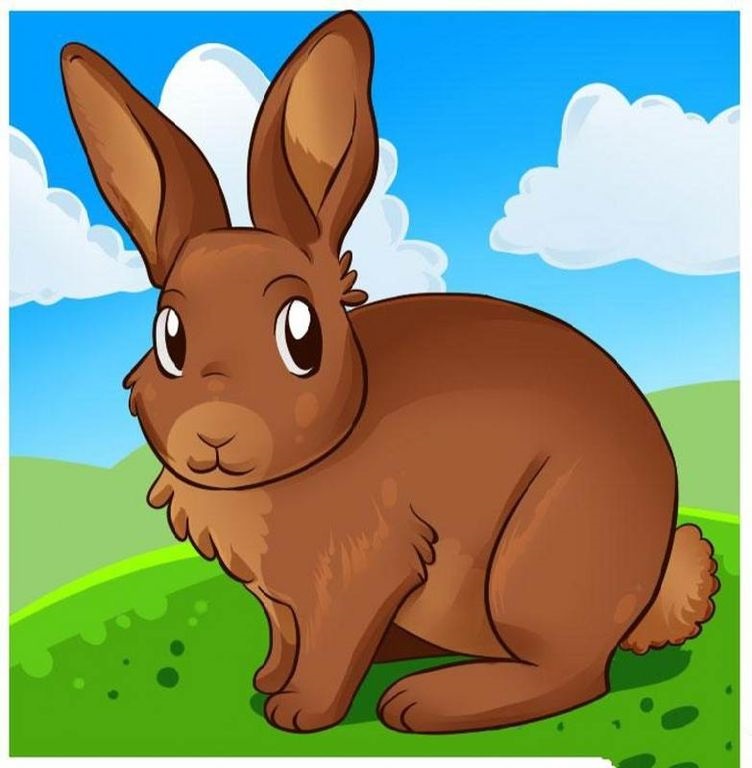 Рисунки кролики для детишек (4)