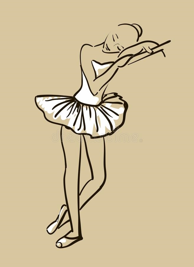 Эскиз балерины картинки (1)
