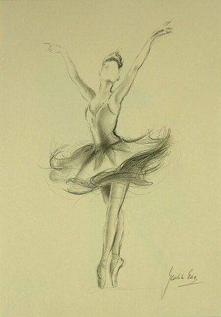 Эскиз балерины картинки (11)
