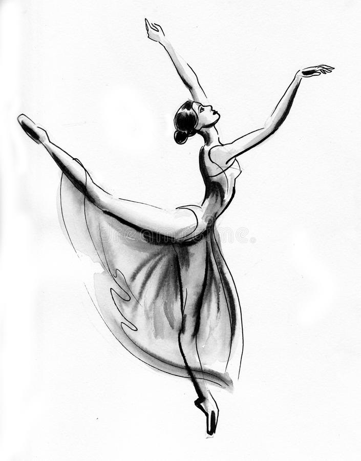 Эскиз балерины картинки (21)