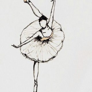Эскиз балерины картинки (4)