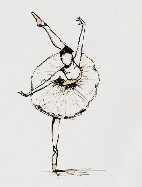 Эскиз балерины картинки (4)