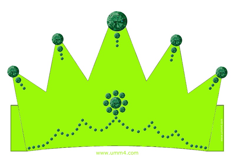 Корона из бумаги своими руками схемы