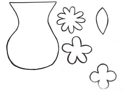 Картинки шаблон вазы для цветов (19)