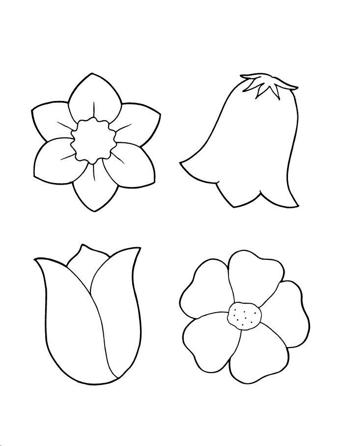 Картинки шаблон вазы для цветов (7)