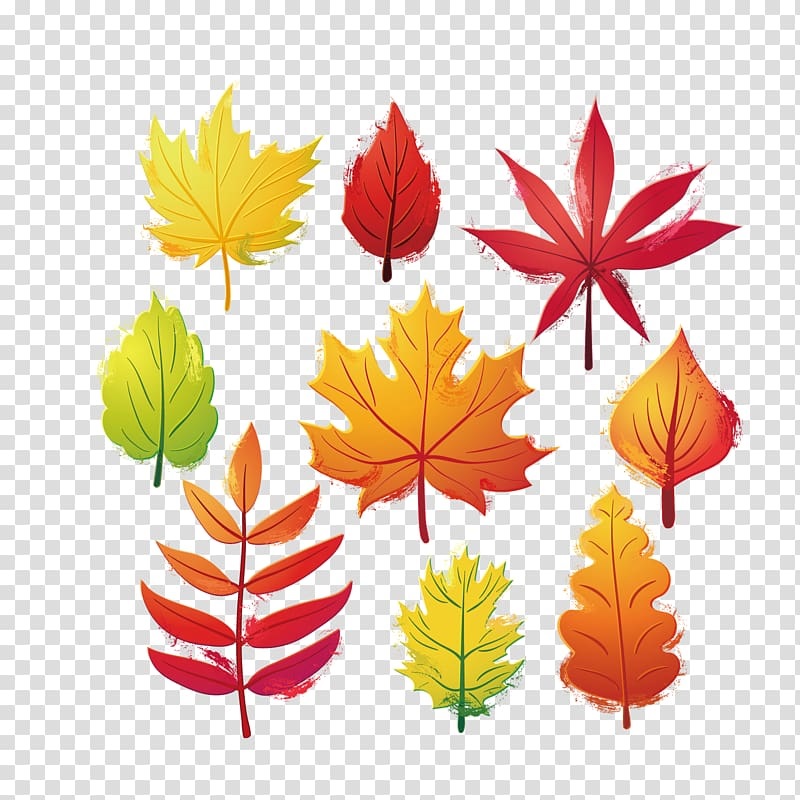 Осенние листья арт картинки (10)