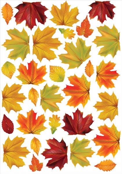 Осенние листья арт картинки (23)