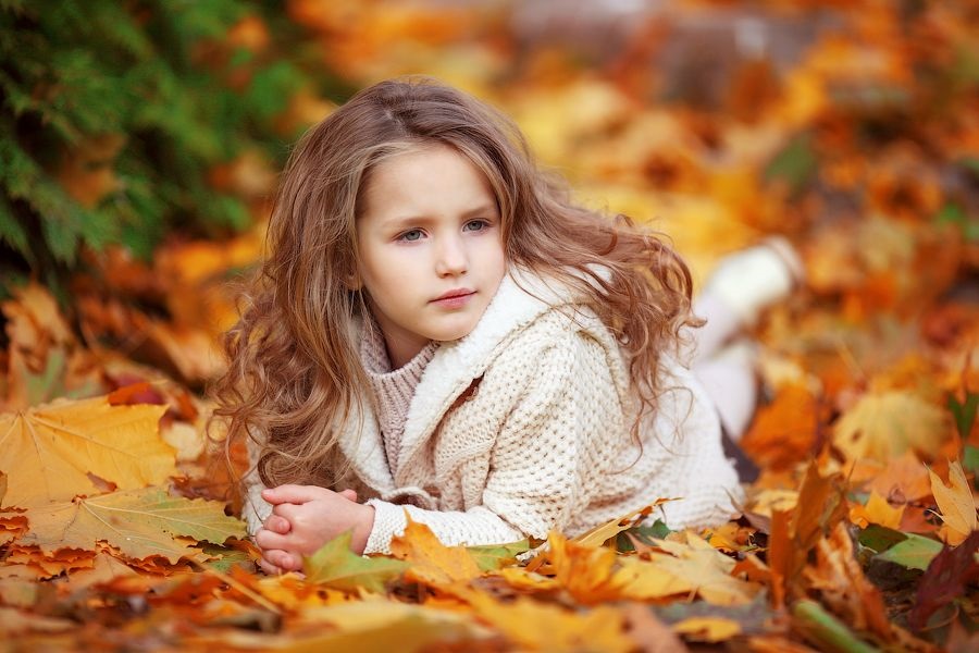 Осенняя фотография ребенка (19)