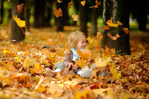 Осенняя фотография ребенка (7)