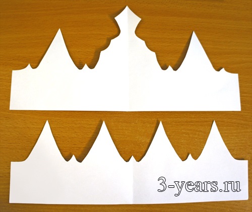 Фото макет короны из бумаги (10)