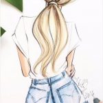 Картинки для срисовки девушки в шортах