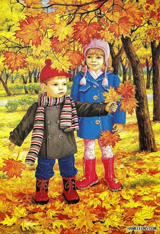 Осень в лесу красивые картинки для детей и родителей (14)