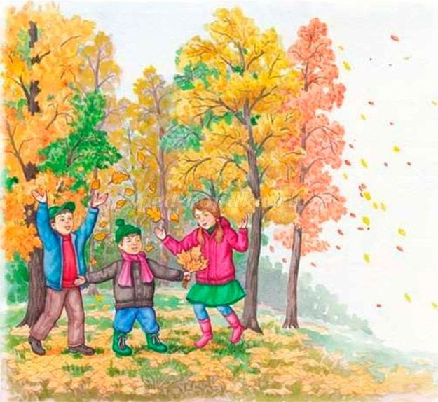 Осень в лесу красивые картинки для детей и родителей (3)