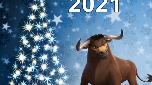 Новогодние обои быка на 2021 год   подборка картинок (5)