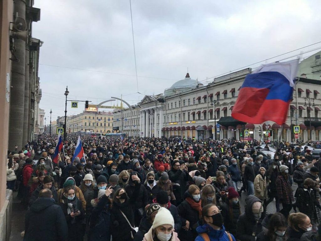 Акция протеста 23 января 2021 года в России - фото (1)