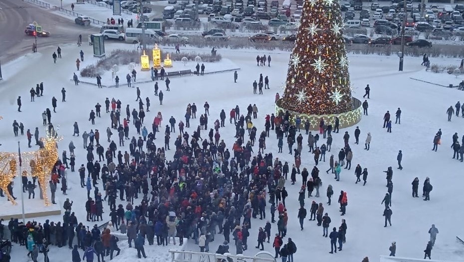Акция протеста 23 января 2021 года в России фото (6)