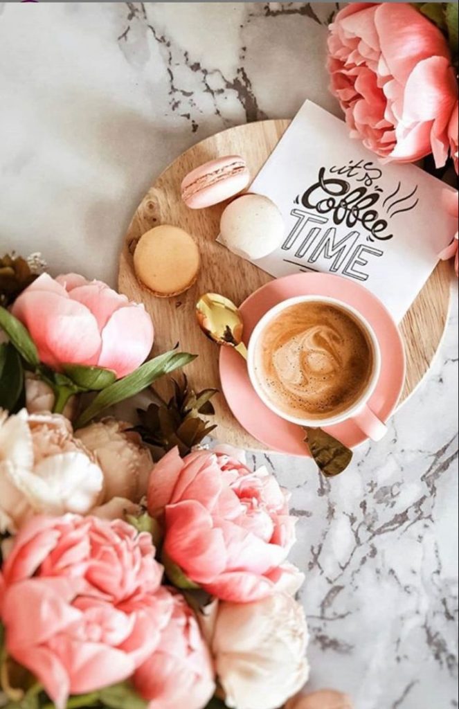 Красивые фото кофе и цветы - большая подборка (1)