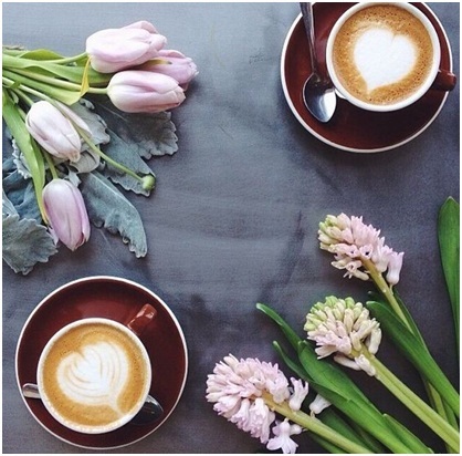 Красивые фото кофе и цветы   большая подборка (17)