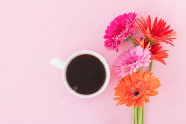 Красивые фото кофе и цветы - большая подборка (25)