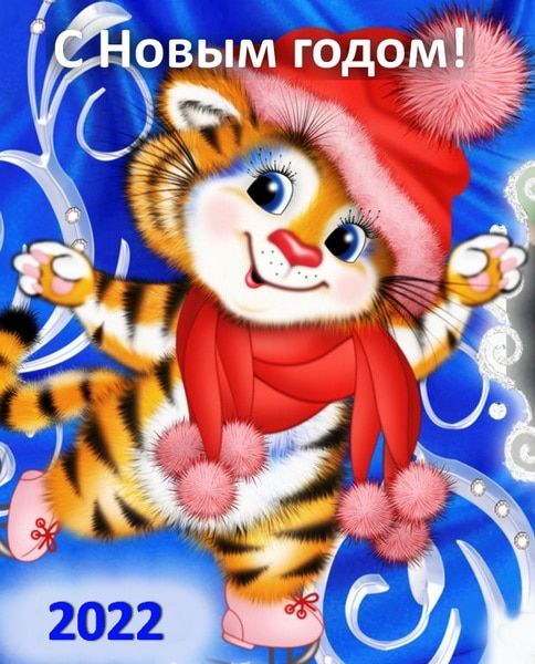 Картинки на Новый год тигра 2022 для семьи и родных   подборка (15)
